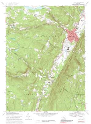 Ellenville topo map
