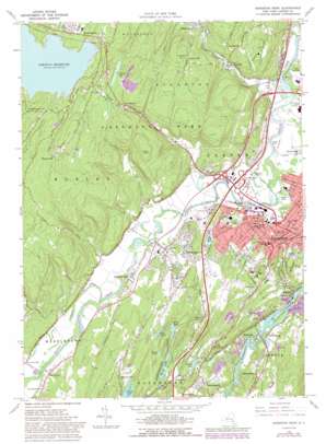 Kingston West USGS topographic map 41074h1