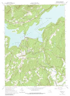 Ashokan USGS topographic map 41074h2