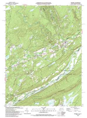 Bushkill USGS topographic map 41075a1