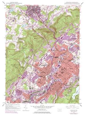 Scranton USGS topographic map 41075d6