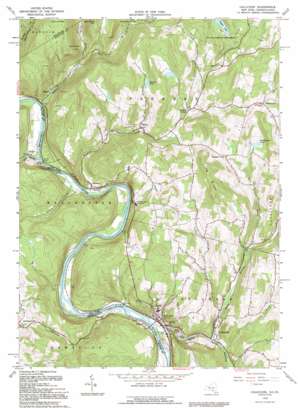 Callicoon topo map