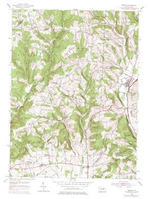 Benton USGS topographic map 41076b4