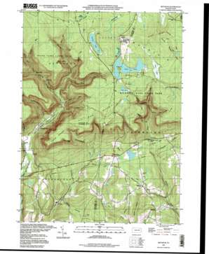 Red Rock topo map