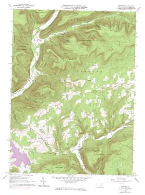 Bodines USGS topographic map 41076d8