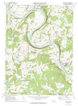 Wyalusing USGS topographic map 41076f3