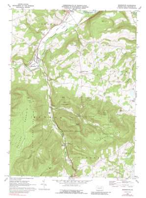 Monroeton USGS topographic map 41076f4
