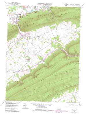 Mill Hall USGS topographic map 41077a4