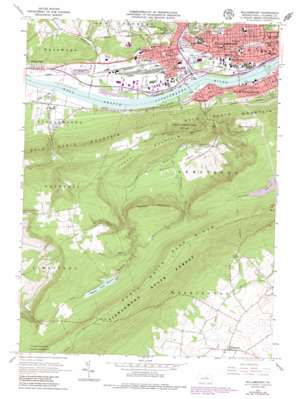 Williamsport USGS topographic map 41077b1