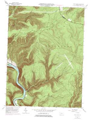 Farrandsville USGS topographic map 41077c5