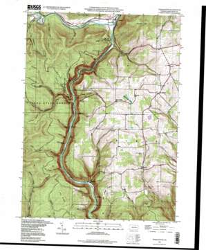 Tiadaghton USGS topographic map 41077f4