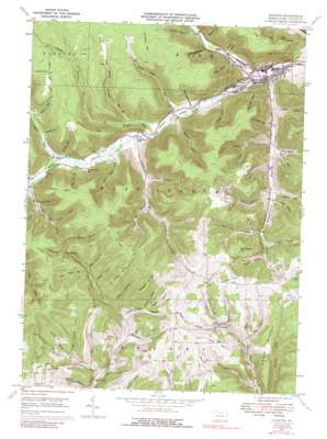 Galeton USGS topographic map 41077f6