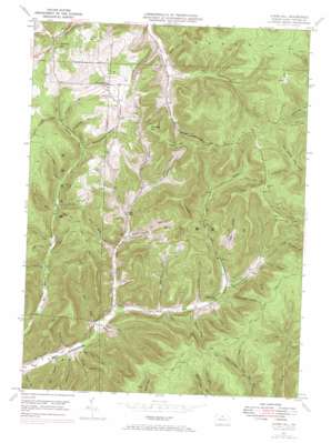 Ayers Hill topo map