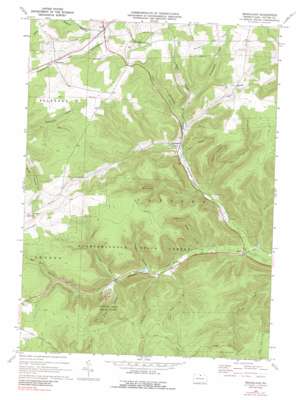 Brookland USGS topographic map 41077g7