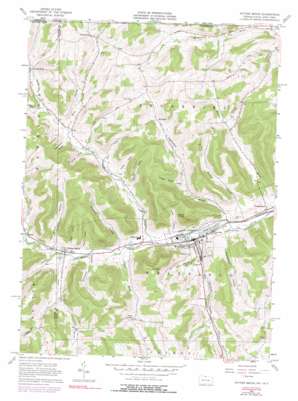 Harrison Valley USGS topographic map 41077h5