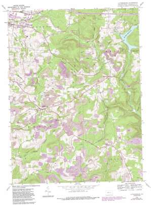 Luthersburg USGS topographic map 41078a6