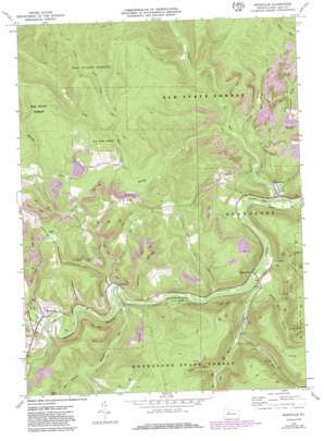 Weedville USGS topographic map 41078c4