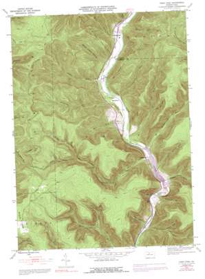 First Fork USGS topographic map 41078d1