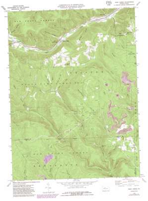 West Creek USGS topographic map 41078d3