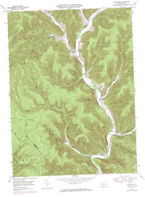 Bradford USGS topographic map 41078e1