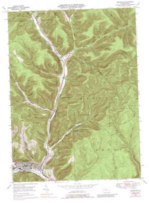 Emporium USGS topographic map 41078e2