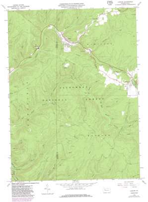 Ludlow topo map