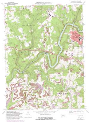 Clarion USGS topographic map 41079b4
