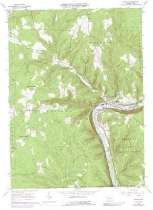 Tidioute USGS topographic map 41079f4
