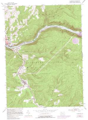 Clarendon USGS topographic map 41079g1