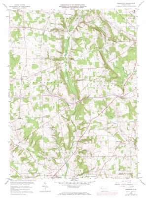 Greenfield topo map