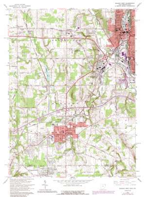 Sharon West topo map