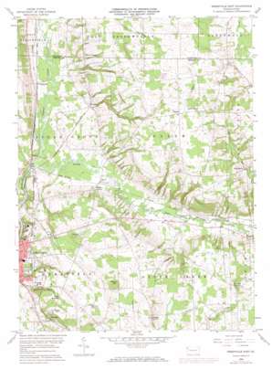 Greenville East topo map