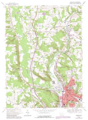 Meadville USGS topographic map 41080f2