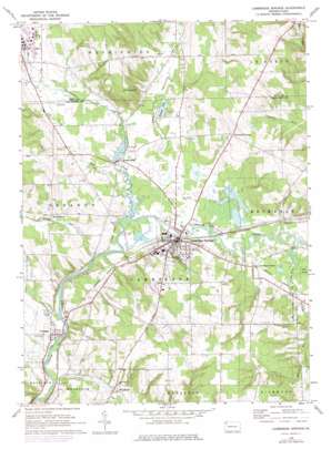 Cambridge Springs USGS topographic map 41080g1