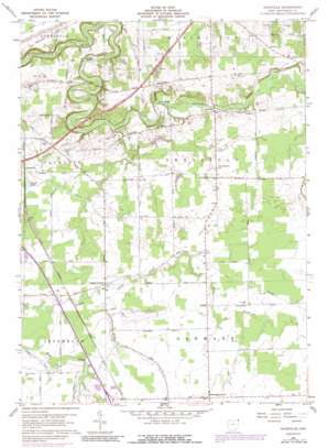 Gageville USGS topographic map 41080g6
