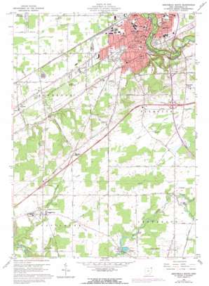 Ashtabula South USGS topographic map 41080g7