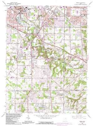 Berea USGS topographic map 41081c7