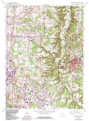 Chagrin Falls USGS topographic map 41081d4