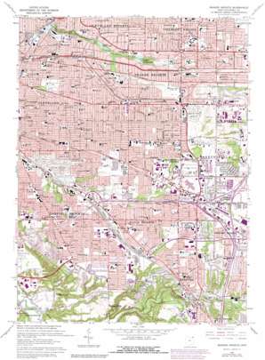 Shaker Heights USGS topographic map 41081d5