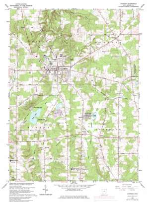 Chardon USGS topographic map 41081e2