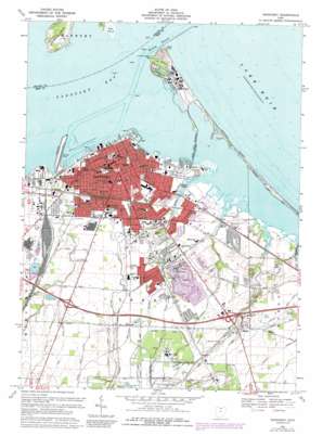 Sandusky USGS topographic map 41082d6