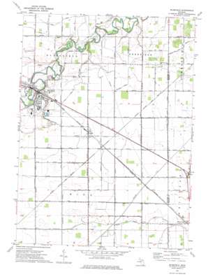 Blissfield USGS topographic map 41083g7