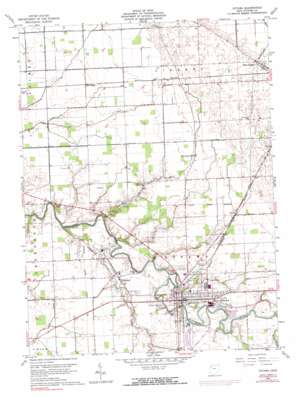 Defiance USGS topographic map 41084a1