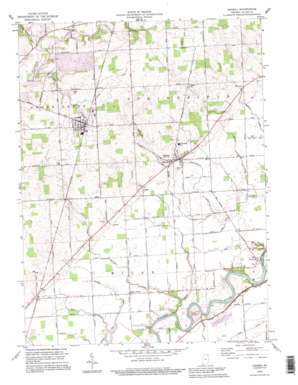 Grabill USGS topographic map 41084b8