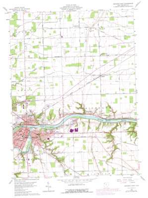 Defiance East USGS topographic map 41084c3