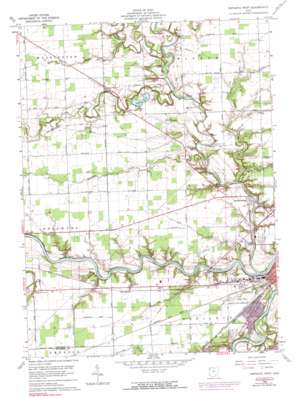 Defiance West USGS topographic map 41084c4