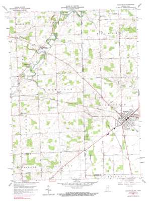Hicksville USGS topographic map 41084c7