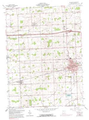 Wauseon USGS topographic map 41084e2