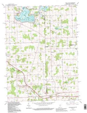 Nettle Lake USGS topographic map 41084f7