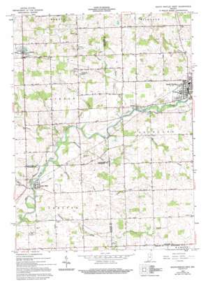South Whitley West topo map